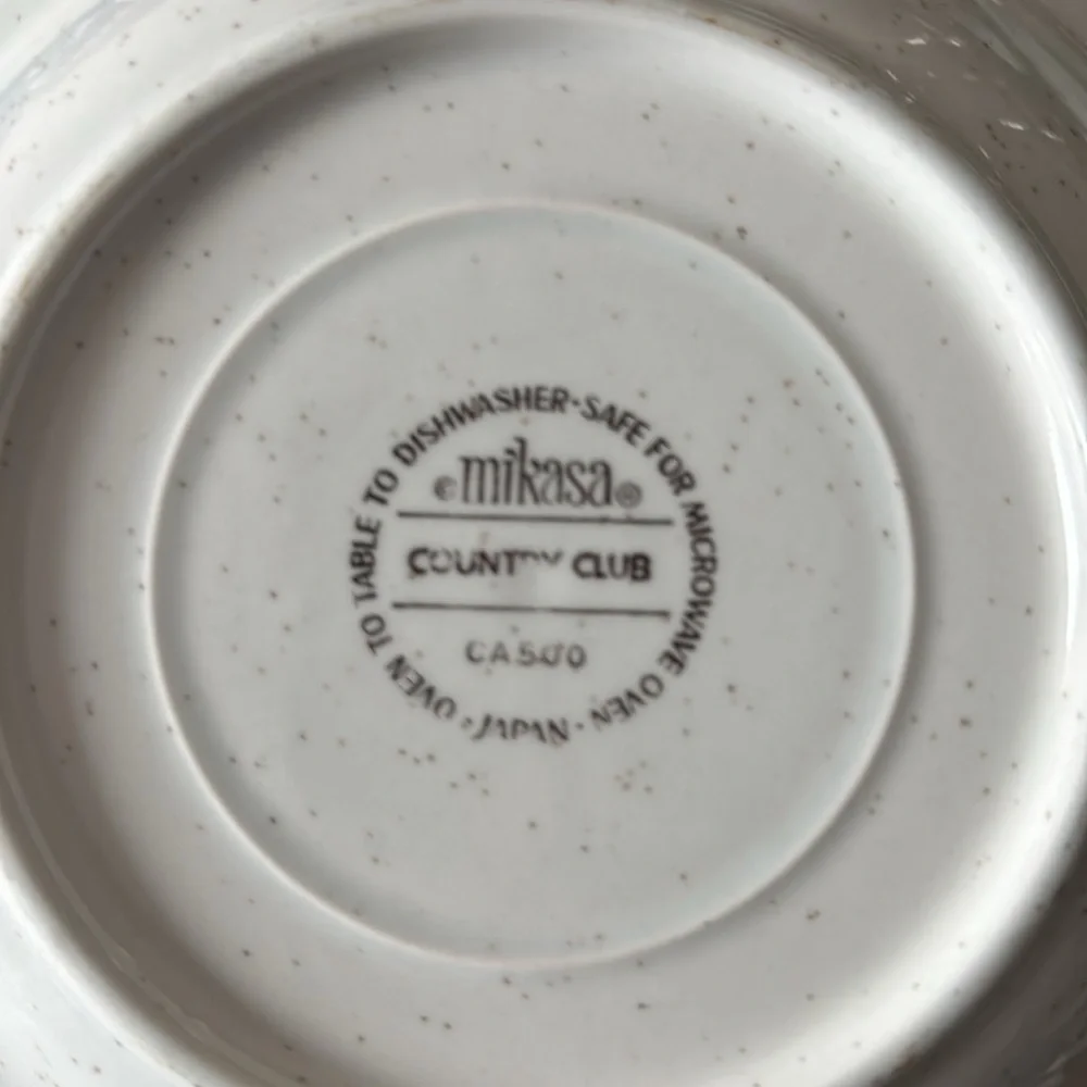 Mikasa Country Club blue rim 9